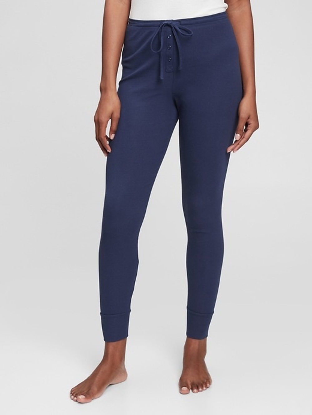 Gap Forever Favorite Ribbed Leggings in Military Navy Blue Small NWT!